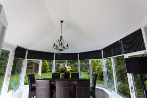 Conservatory roof types Finish Option 1 - plastered
