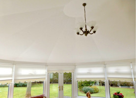 Conservatory roof types Finish Option 1 - plastered