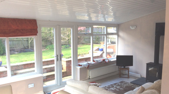 Completed Conservatory Roof Insulation Project