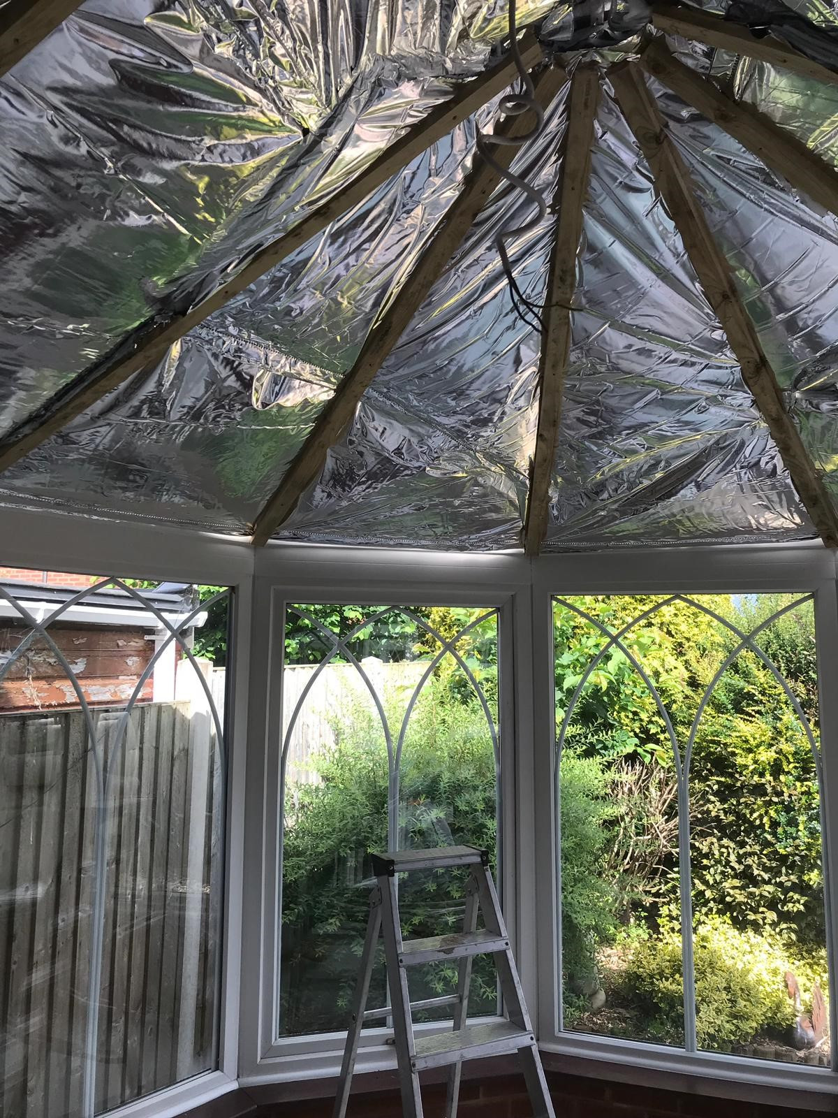 The conservatory insulation process